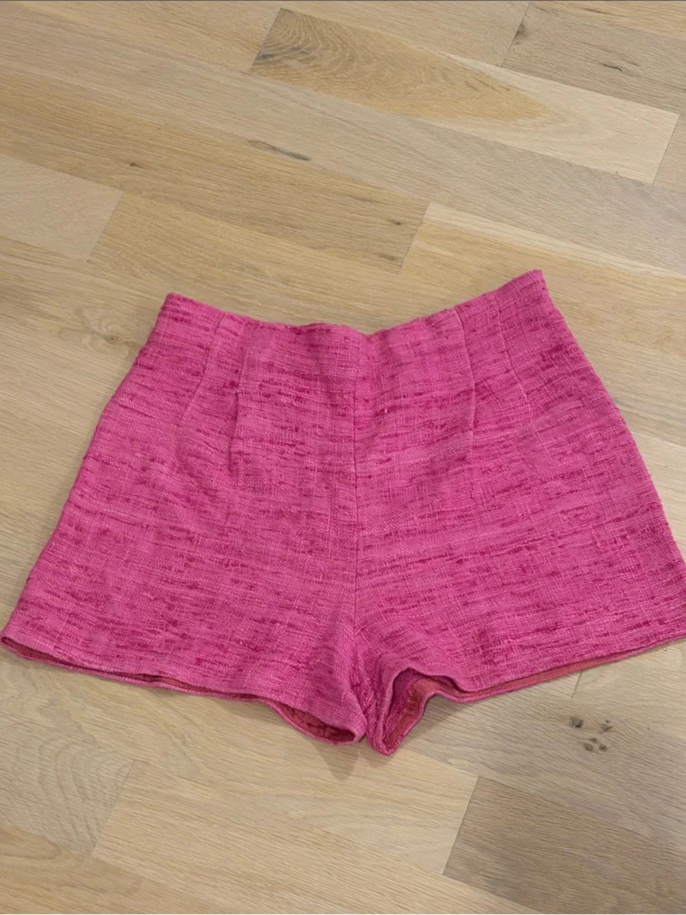 Prada tweed Hot pleated zip side Tweed Women’s Shorts